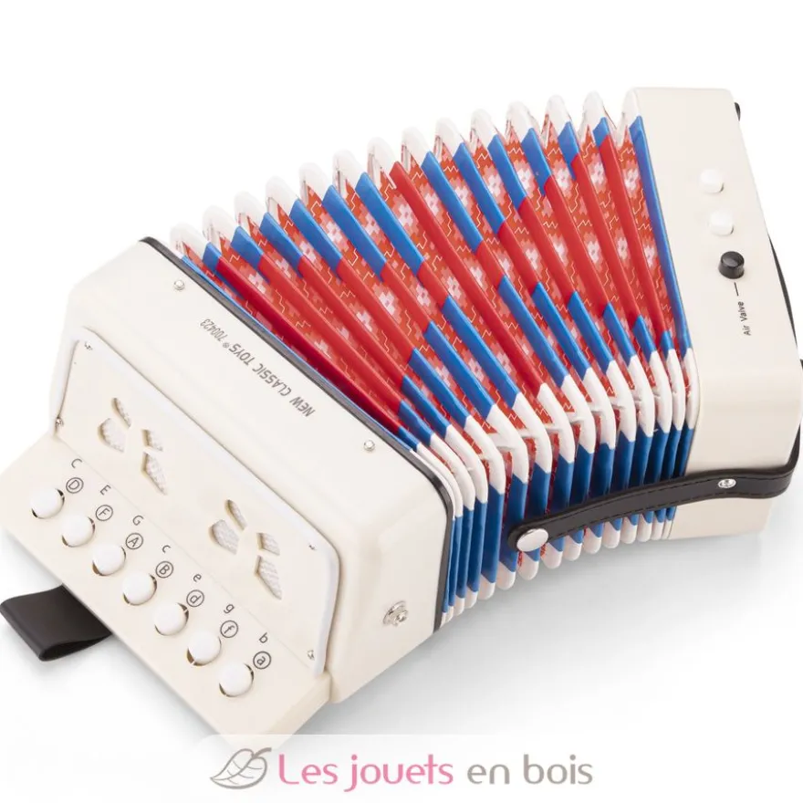Accordéon blanc - New Classic Toys