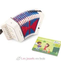 Accordéon blanc - New Classic Toys