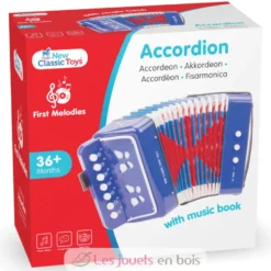 Accordéon bleu - New Classic Toys