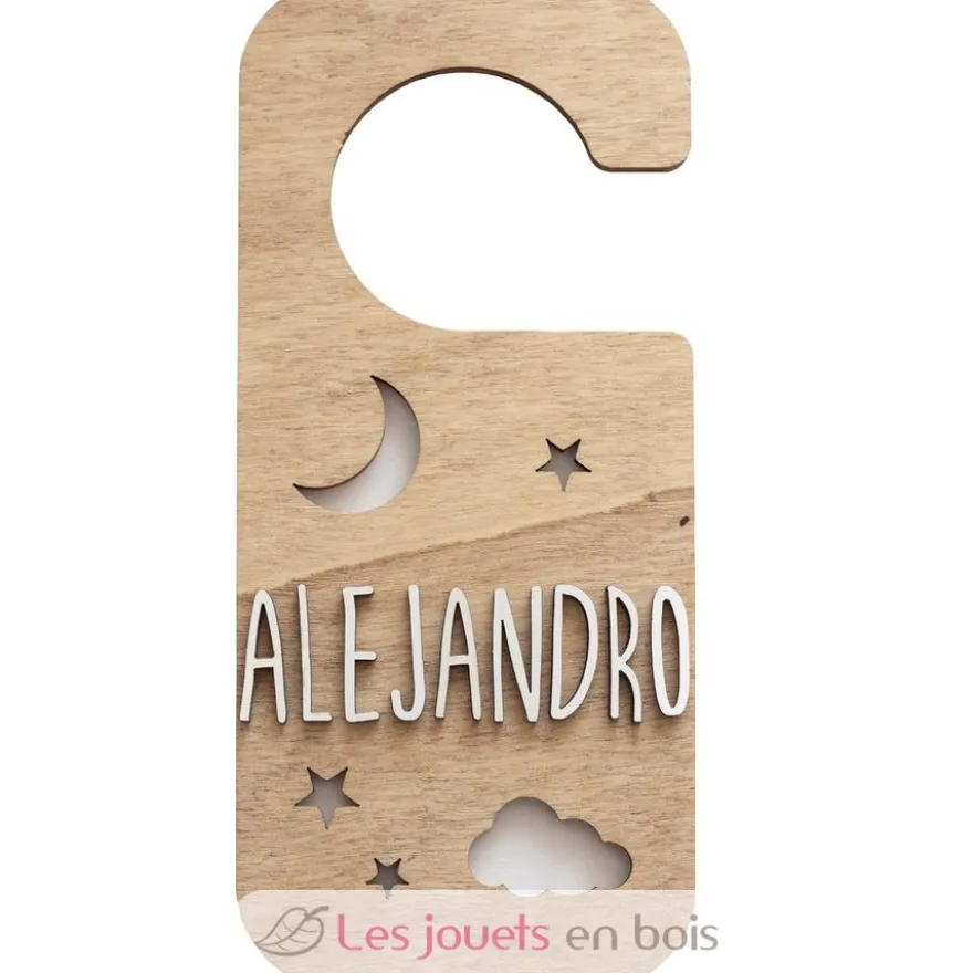 Accroche-porte personnalisable - Nuit - Vintiun