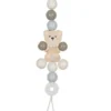 Accroche-tétine en bois ourson - Goki