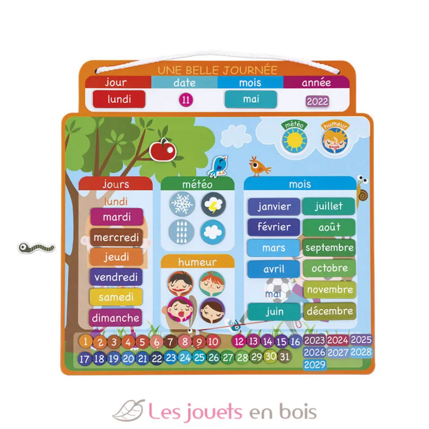 Agenda magnétique Une Belle Journée - Janod