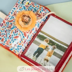 Album photo en tissu Jack le lion orange - Lilliputiens