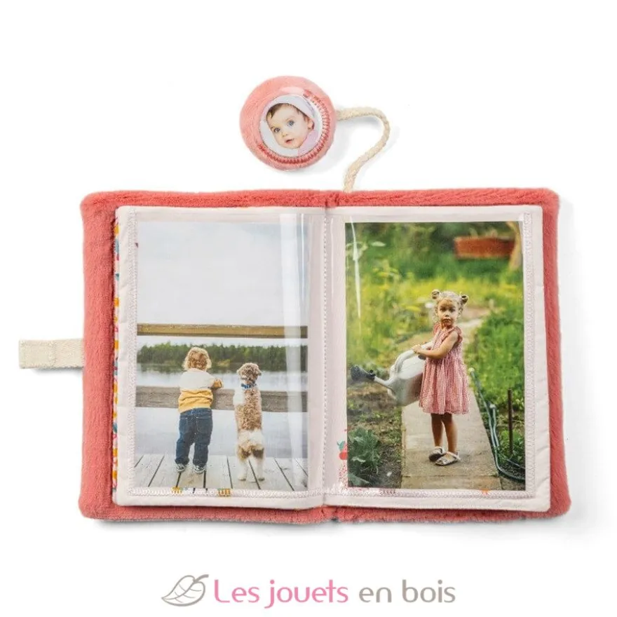 Album photo en tissu Jeanne le chat rose - Lilliputiens