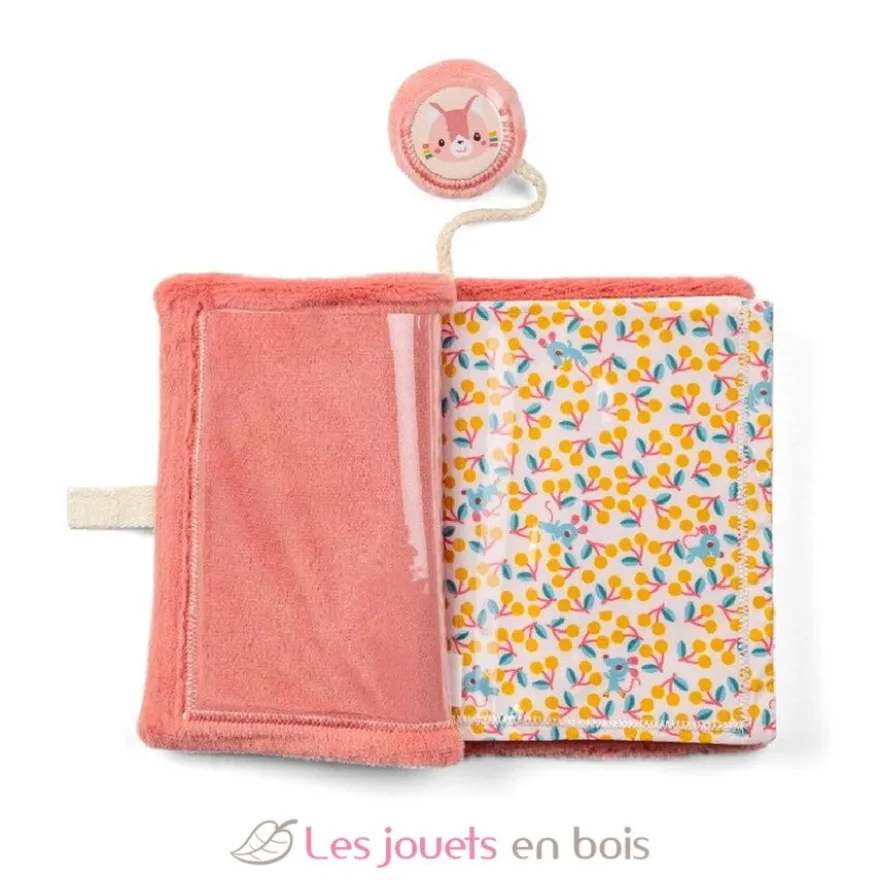 Album photo en tissu Jeanne le chat rose - Lilliputiens