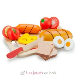 Aliments en bois à découper - New Classic Toys