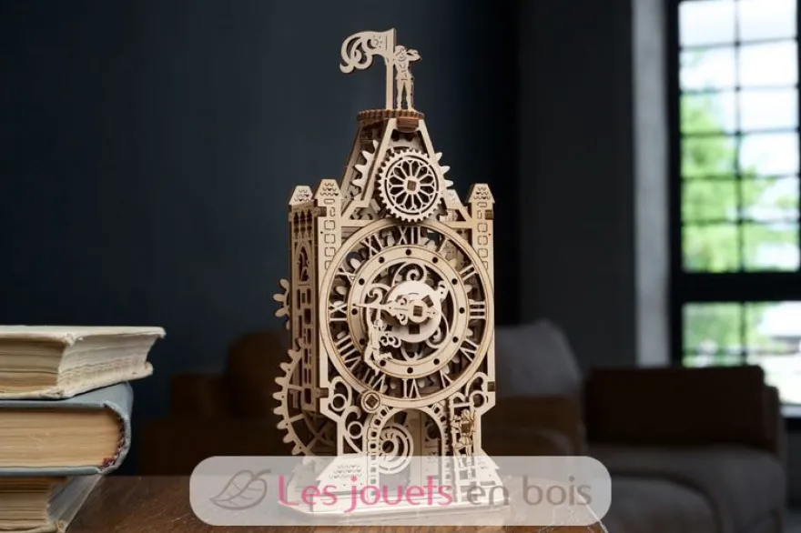 Ancien beffroi - Puzzle 3D mécanique en bois - Ugears
