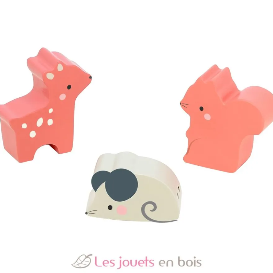 Animaux familiers sonores en bois - Vilac