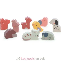 Animaux familiers sonores en bois - Vilac