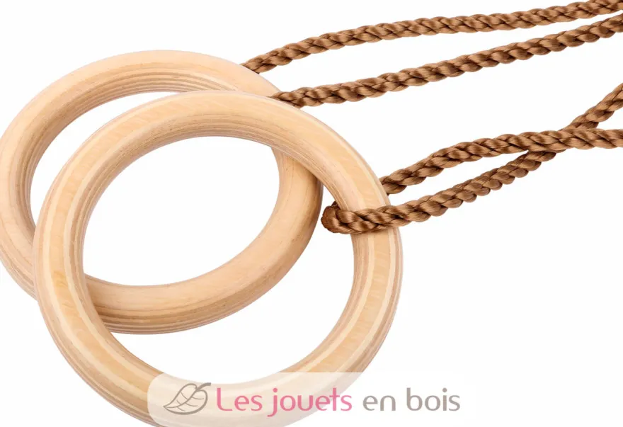 Anneaux de gymnastique en bois - Small Foot company