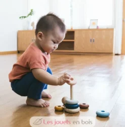 Anneaux à empiler Tendresse - Plan Toys