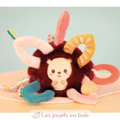Anneaux sensoriels Léon le hérisson - Polyester et coton - Lilliputiens