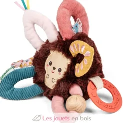Anneaux sensoriels Léon le hérisson - Polyester et coton - Lilliputiens