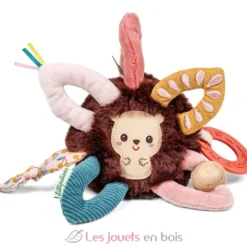 Anneaux sensoriels Léon le hérisson - Polyester et coton - Lilliputiens