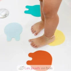 Antidérapants de bain Grippi Méduses 16 pcs multicolore - Quut