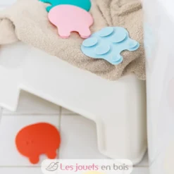 Antidérapants de bain Grippi Méduses 16 pcs multicolore - Quut