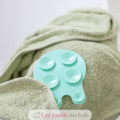 Antidérapants de bain Grippi Méduses 8 pcs jaune menthe - Quut