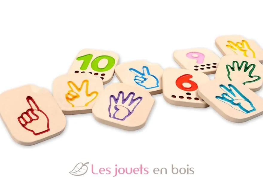 Apprendre les chiffres en signe - Plan Toys