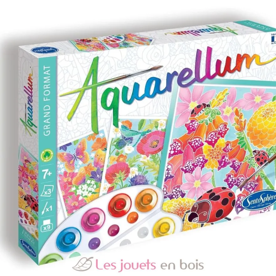 Aquarellum Dans les fleurs - Dès 7 ans - Sentosphère