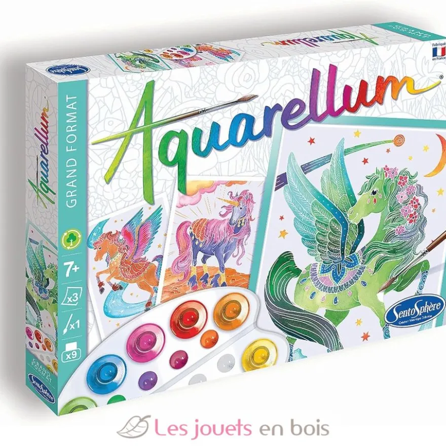 Aquarellum Licornes et Pégases - Sentosphère