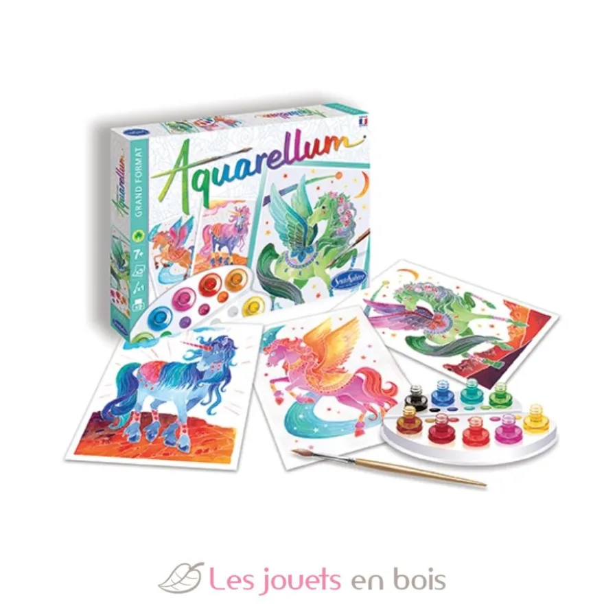 Aquarellum Licornes et Pégases - Sentosphère
