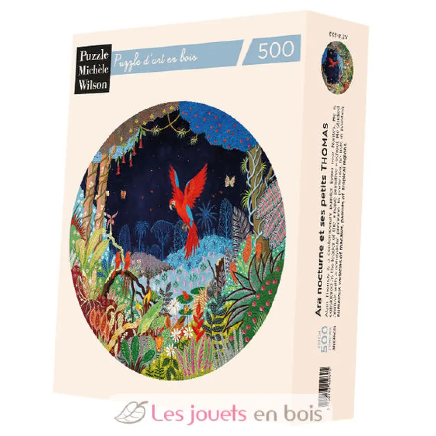 Ara nocturne et ses petits d'Alain Thomas - Puzzle Michèle Wilson
