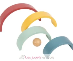 Arc-en-ciel en bois Safari multicolore Small Foot Compagny