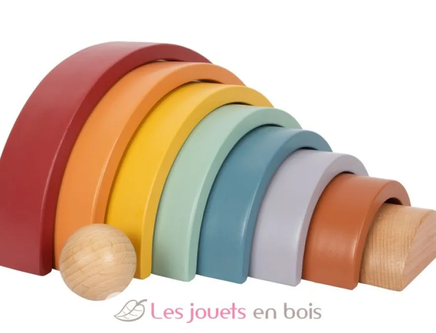 Arc-en-ciel en bois Safari multicolore Small Foot Compagny