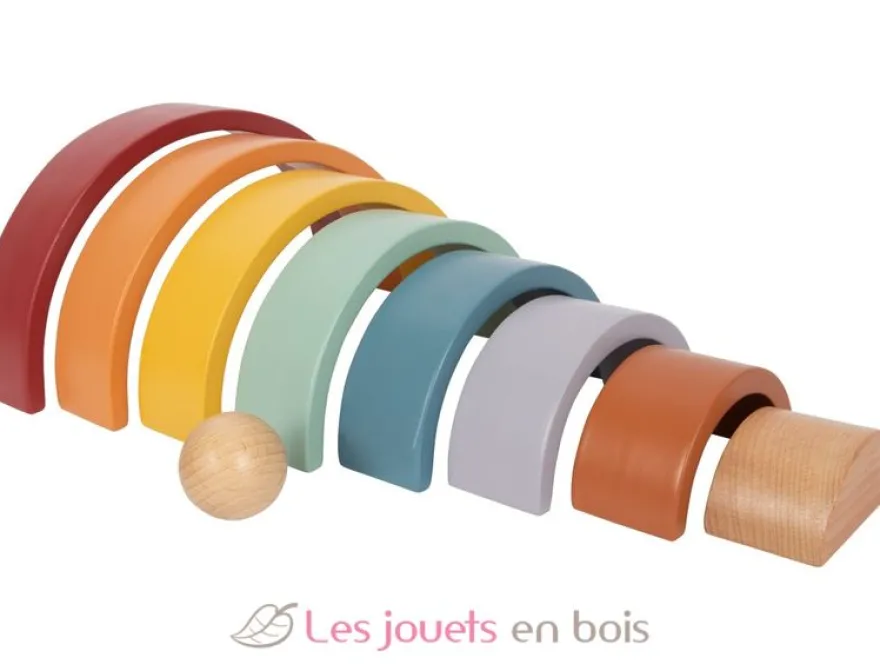 Arc-en-ciel en bois Safari multicolore Small Foot Compagny