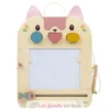 Ardoise magique en bois Jeanne le chat - Lilliputiens