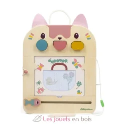 Ardoise magique en bois Jeanne le chat - Lilliputiens
