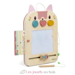 Ardoise magique en bois Jeanne le chat - Lilliputiens