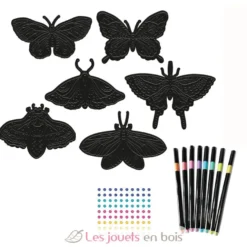 Artissimo - Feutres métallisés Papillons flamboyants - Dès 7 ans - Sycomore