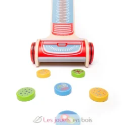 Aspirateur en bois pour enfant - Bigjigs Toys