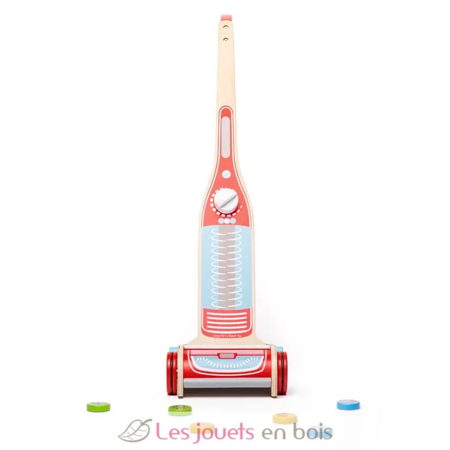 Aspirateur en bois pour enfant - Bigjigs Toys