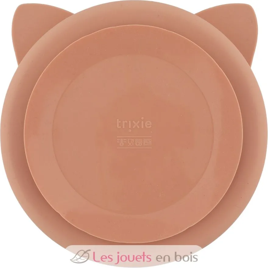 Assiette à compartiments en silicone Mrs Cat - Trixie