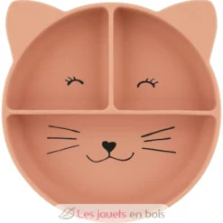 Assiette à compartiments en silicone Mrs Cat - Trixie