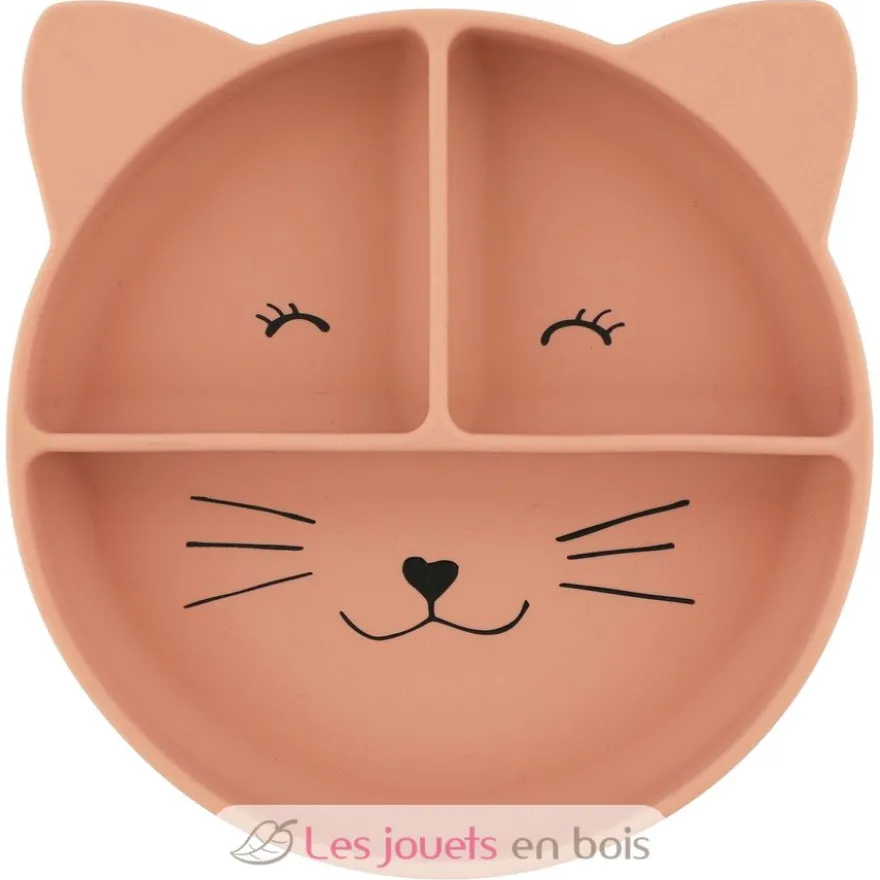 Assiette à compartiments en silicone Mrs Cat - Trixie