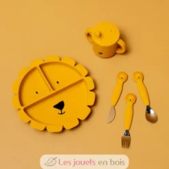 Assiette à compartiments en silicone Mr Lion - Trixie