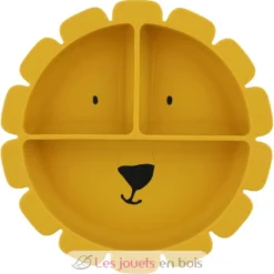 Assiette à compartiments en silicone Mr Lion - Trixie