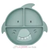 Assiette à compartiments en silicone Mr Shark - Trixie