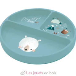 Assiette en silicone Munchy l'ours - Sassi Junior