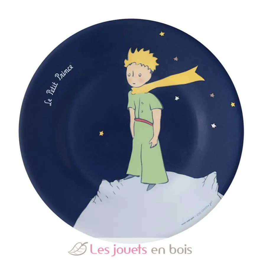 Assiette Le Petit Prince bleu marine 20 cm - Petit Jour