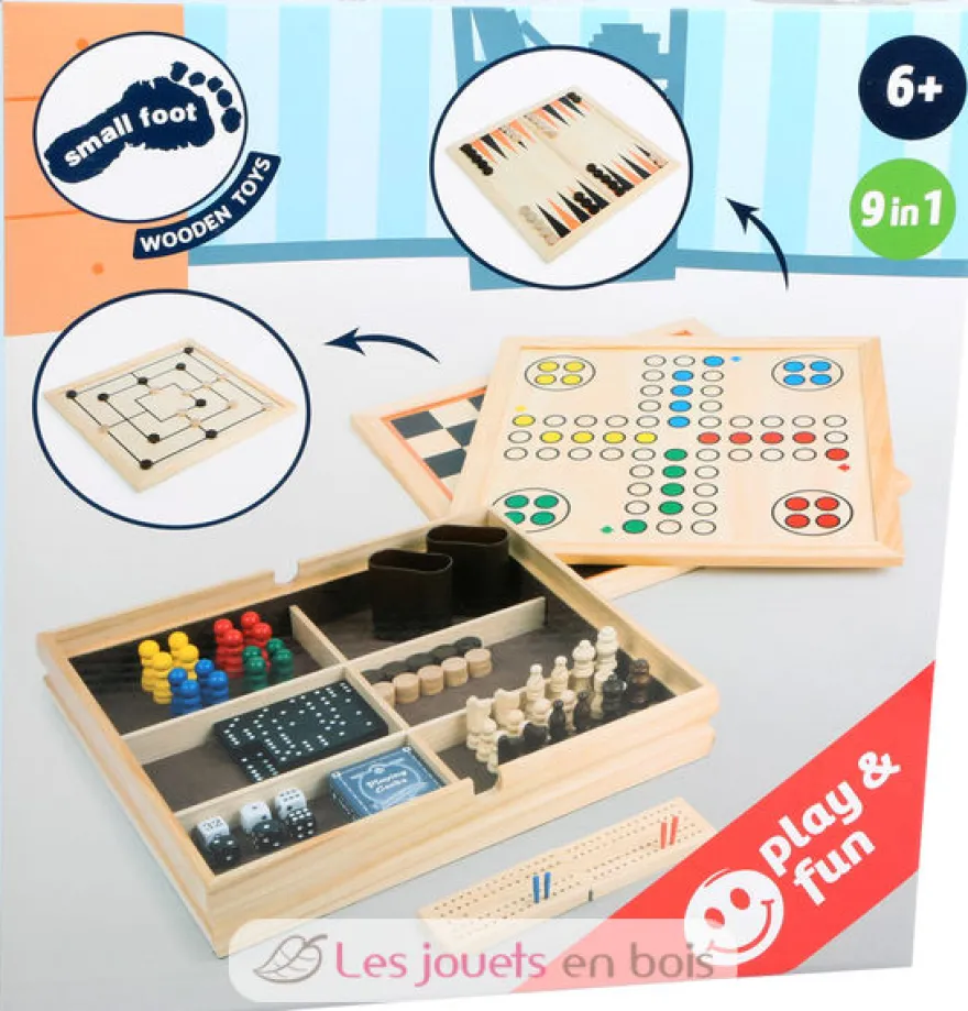 Assortiment de jeux 9 classiques - Small Foot company