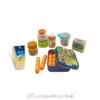 Assortiment d'épicerie en bois - Tanner