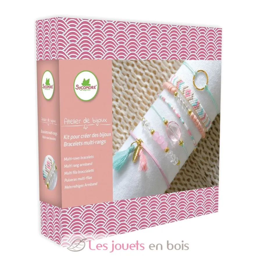 Atelier de bijoux - Bracelets multirangs Art Déco - Dès 12 ans - Sycomore