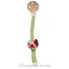 Attache tétine crochet chat - Franck & Fischer