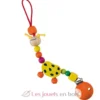 Attache tétine girafe Collini - Selecta