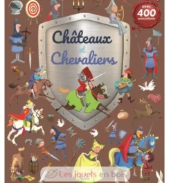400 autocollants Châteaux et chevaliers - Piccolia
