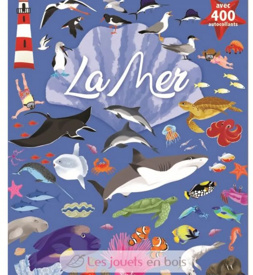 400 autocollants La mer - Piccolia